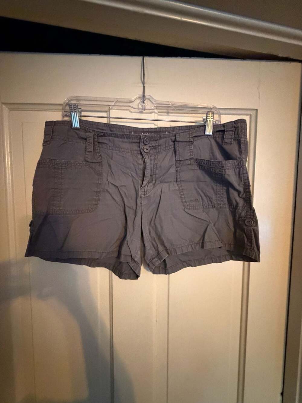 MAX studio Cargo Shorts Size 13 Gray Cotton